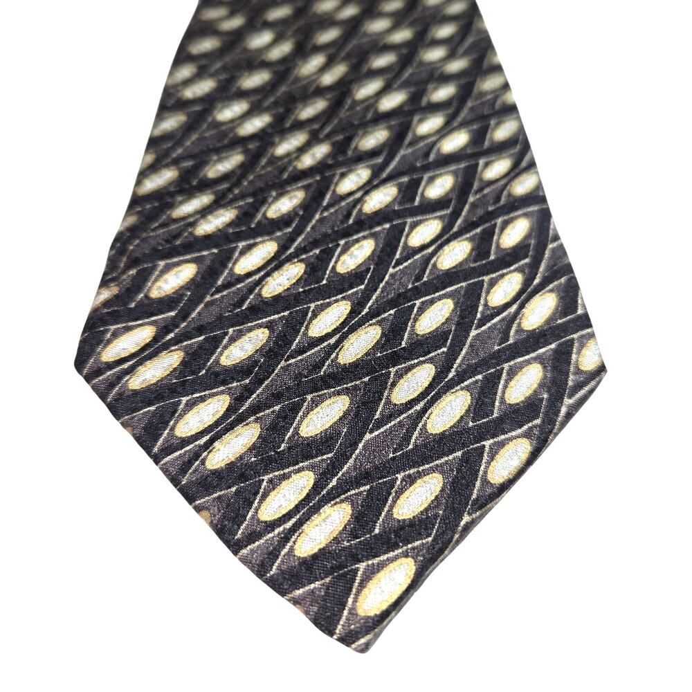 Bachrach 100% Silk Luxury Fashion Tie 3 3/4 wide 60 long